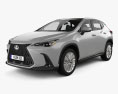 Lexus NX 混合動力 2022 3D模型