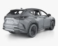 Lexus NX hybrid with HQ interior 2022 3d model