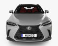 Lexus NX hybrid with HQ interior 2022 3d model front view