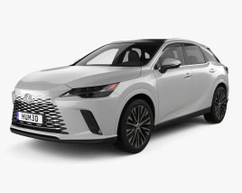 Lexus RX hybrid 2023 3D model