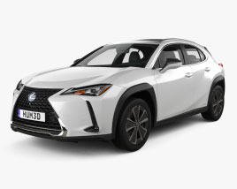 Lexus UX electric Premium 2020 3D model