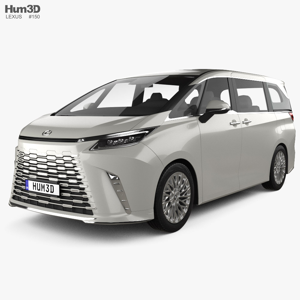 Lexus lm 2023 3d on hum3d