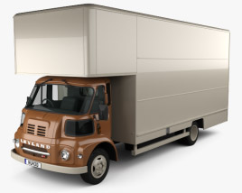 Leyland FG Box Truck 1968 3D model