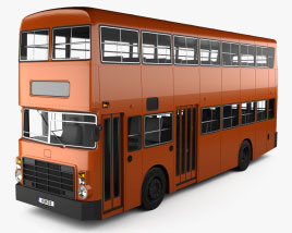 Leyland Victory II Double-Decker Bus 1978 3D model
