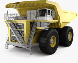 Liebherr T 282B Camião Basculante 2012 Modelo 3d
