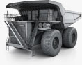 Liebherr T 282B 덤프 트럭 2012 3D 모델  wire render