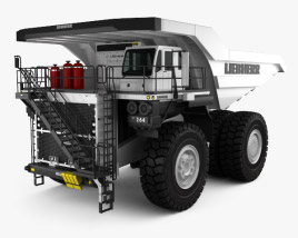 Liebherr T 264 Camião Basculante 2012 Modelo 3d