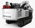 Liebherr R9400 Excavator 2018 3d model back view