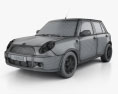 Lifan 320 (Smiley) 2014 3D-Modell wire render