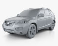 Lifan X60 SUV 2014 Modello 3D clay render