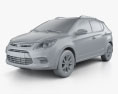 Lifan X50 2016 3d model clay render