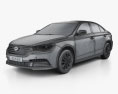 Lifan 820 带内饰 2015 3D模型 wire render