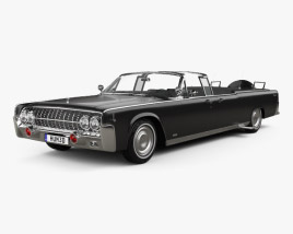 3D model of Lincoln Continental X-100 1961