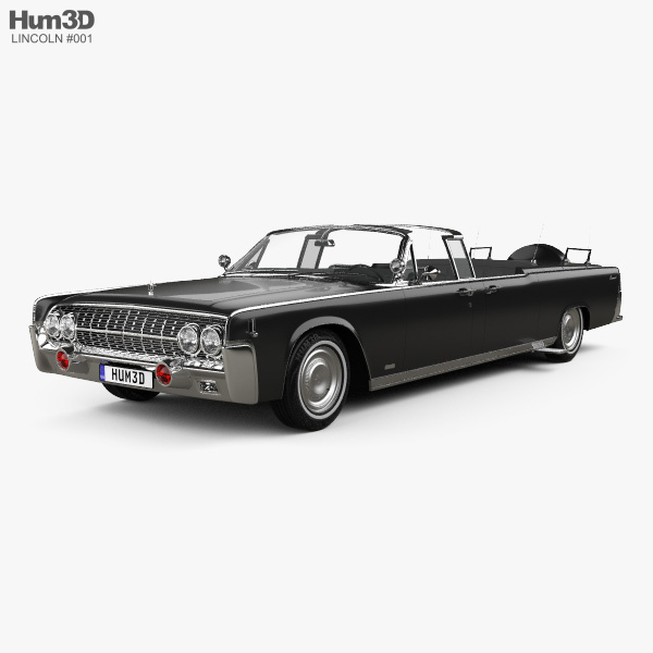 Lincoln Continental X-100 1961 Modello 3D