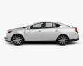 Lincoln MKS 2016 3d model side view
