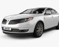 Lincoln MKS 2016 3d model