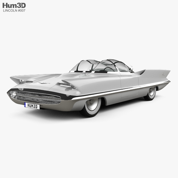 Lincoln Futura 1955 3D модель