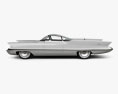 Lincoln Futura 1955 3d model side view