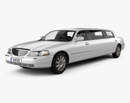 Lincoln Town Car Limousine 2011 3D model
