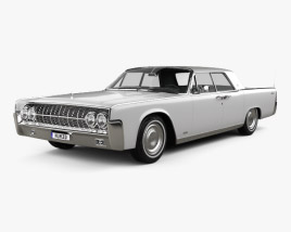 Lincoln Continental sedan 1962 3D-Modell