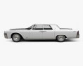Lincoln Continental 轿车 1962 3D模型 侧视图