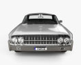 Lincoln Continental Berlina 1962 Modello 3D vista frontale