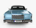 Lincoln Continental Berlina 1975 Modello 3D vista frontale