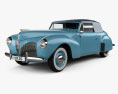 Lincoln Zephyr Continental cabriolet 1939 3d model