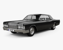 Lincoln Continental Berlina 1968 Modello 3D
