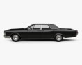 Lincoln Continental sedan 1968 3D-Modell Seitenansicht