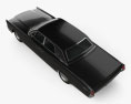 Lincoln Continental sedan 1968 3D-Modell Draufsicht