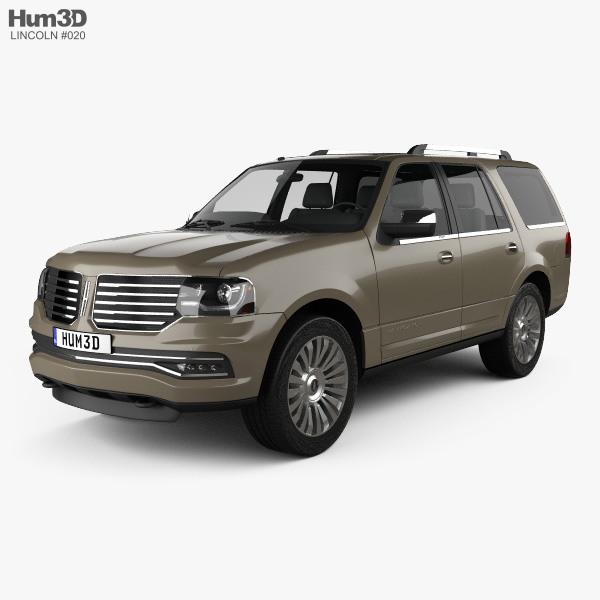 Lincoln Navigator 2018 3D-Modell