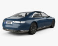 Lincoln Continental Concept 2017 3d model back view