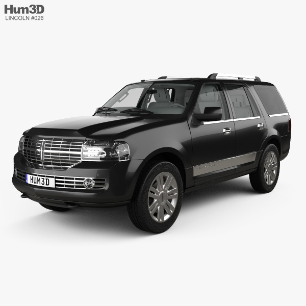 Lincoln Navigator with HQ interior 2014 3D model