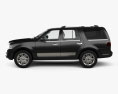 Lincoln Navigator with HQ interior 2014 3d model side view