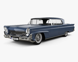 Lincoln Continental Mark III Landau 1958 3D model
