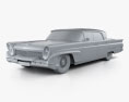 Lincoln Continental Mark III Landau 1958 3Dモデル clay render