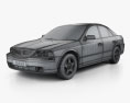 Lincoln LS 2002 3D модель wire render