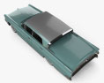 Lincoln Continental Mark IV 1959 3d model top view