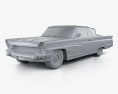 Lincoln Continental Mark V 1960 3d model clay render
