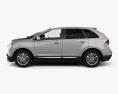 Lincoln MKX 2015 3d model side view