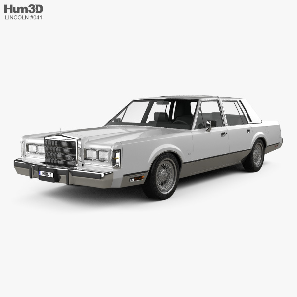 Lincoln Town Car 1993 3D model