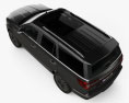 Lincoln Navigator Black Label 2020 3d model top view