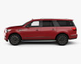 Lincoln Navigator L Select 2020 3D 모델  side view