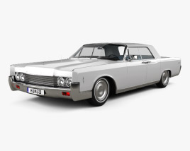 Lincoln Continental Conversível 1968 Modelo 3d