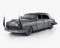 Lincoln Cosmopolitan Presidential Limousine 1950 3d model wire render