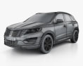 Lincoln MKC Black Label 2019 3d model wire render