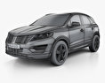 Lincoln MKC Reserve 2020 3d model wire render