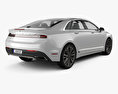 Lincoln MKZ Reserve 2020 3d model back view
