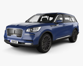 Lincoln Aviator Concept 2019 3D model